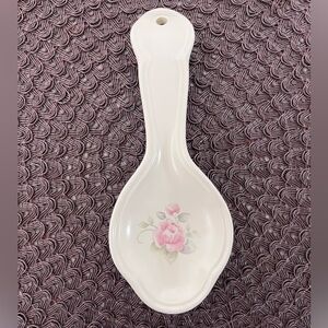 Pfaltzgraff Spoon Rest Tea Rose Pattern